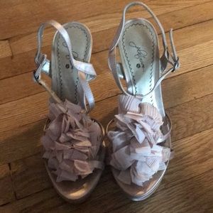 Dressy nude pink sandals